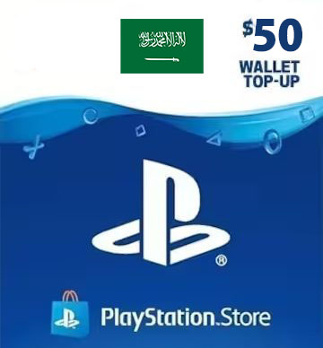 PlayStation Network Gift Card 50 USD PSN SAUDI ARABIA
