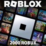 ROBLOX Gift Card 2000 ROBUX Digital Code