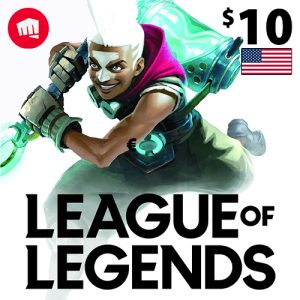 League of Legends gift card 10 USD USA digital code