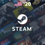 Steam Gift Card 20 USD usa digital code